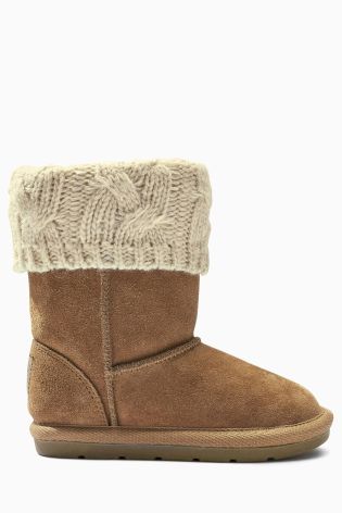 Knit Pull-On Boots (Younger Girls)